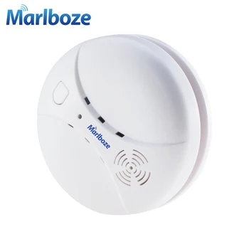 Marlboze Bezdrôtový 433mhz Smog Detektor Fotoelektrický Dymový Požiarny Senzor pre Bezdrôtovú Domácu Bezpečnosť WIFI, GSM Alarm Systém