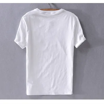 Nový príchod krátky rukáv t-shirt mužov značky bežné tričká muž topy pevné módne tričko pre pánske o-neck t shirt mužov camiseta