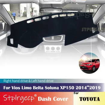 Pre Toyota Vios Limo Belta Soluna~2019 XP150 Anti-Slip Panel Kryt, Ochranná Podložka Auto Príslušenstvo Slnečník Koberec
