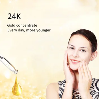 24K Gold Podstate Zmenšuje Póry dlhotrvajúcu Hydratáciu Originálne Kvapaliny Tvár Sérum Sérum na Tvár