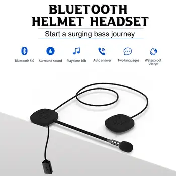 Bluetooth 5.0 Moto Prilba Bezdrôtový Headset Stereo Handsfree Slúchadlá Motocyklové Prilby, Slúchadlá, MP3 Reproduktor