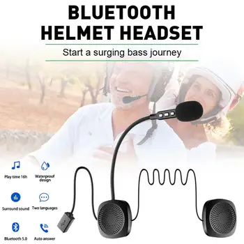 Bluetooth 5.0 Moto Prilba Bezdrôtový Headset Stereo Handsfree Slúchadlá Motocyklové Prilby, Slúchadlá, MP3 Reproduktor
