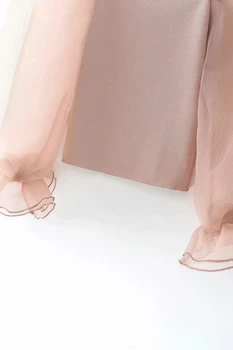 Elegantné ženy bomba pletené topy 2020 letné módne dámy transparentné oka krátky rukáv blúzky strany sladké topy šik dievčatá