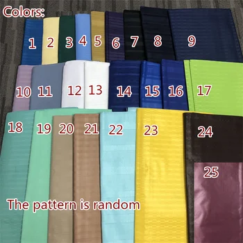 5 Metrov farba Hnedá Afriky Nigérijský atiku textílie pre muža pre odev polyester, bavlna pre sweing textílie