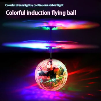 LED Lietajúce Lopta Svetelný detský Letu Lopty Elektronické Infračervené, Indukčné Lietadlo na Diaľkové Ovládanie Magic Hračky Snímanie Vrtuľník