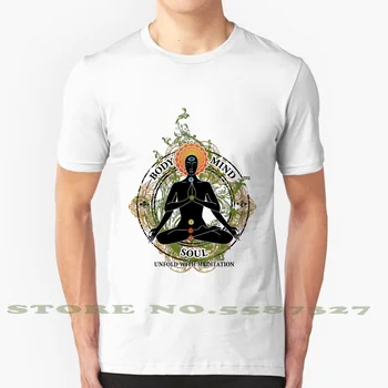 Jóga : Myseľ, Telo A Dušu Kundalini Grafické Vlastné Zábavné Hot Predaj Tričko Jogy Om Kundali Meditácie Hinduistickej Indii Duchovný