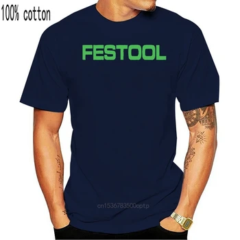 Nové Festool Nástroje Logo pánske Čierne Tričko Veľkosti S-3XL