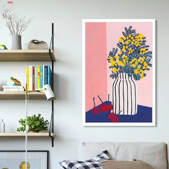 Maľovanie podľa čísel, umenie farba číslo Big picture king DIY charakter rastlina, kvet moderné malé čerstvé obývacia izba izba zariadených izbách