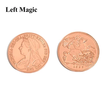 Queen Victoria Staroveké Mince (Meď,Dia 3.8 cm) kúzelnícke Triky Kúzelníka Príslušenstvo zblízka Ilúzie Prop Objaví Zmiznúť Mince Magic