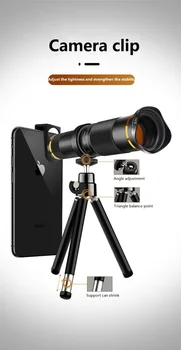 38X Zoom Teleobjektív Objektív HD Monokulárne Ďalekohľad Telefón Objektív pre IPhone 11 Xs Max XR Samsung Android Smartphone Mobilné