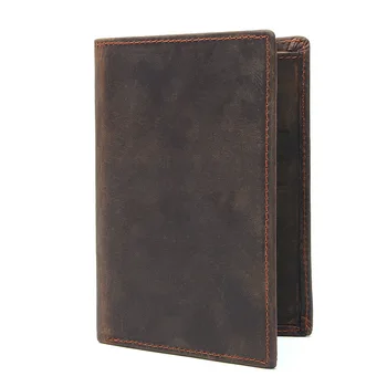 WESTAL pánske kožené rfid peňaženky slim násobne kožené peňaženky značky luxusné spojka muž taška pre cestovný pas, kreditné karty, peniaze taška 8346