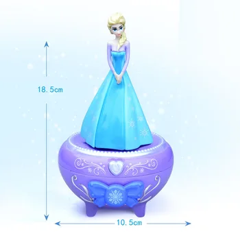 Disney Princezná Hračky Z Pvc, Akčné Figúrky Elsa Hudobné Módne Bábiky Vianočný Darček Hračky Pre Dievča Deti