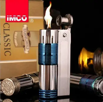 Rakúsko staré značky IMCO nehrdzavejúcej ocele ľahšie paliva darčekovej krabičke, benzín ,Muži cigaretový zapaľovač pôvodnom balení