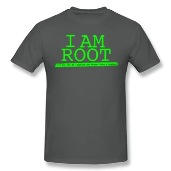 Linux som Koreň T-Shirt Mužov Tees O Krku, Bavlna linux operačného systému Počítača Geek, Oblečenie pre Humor T Tričko