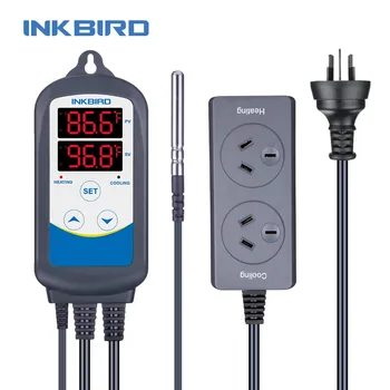 Inkbird 12 Obdobia ITC-310T-B AU Plug Digitálne Kúrenie a Chladenie, indikátor teploty Regulátor Teploty Pre Domáce Varenie Skleníkových