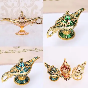 Európska Imitácia Klasického Remesiel Dekorácie Tvorivé Ozdoby Lampa Trúby Rekvizity Kovové Aladdin, ktorí Chcú Deskt Darček Z0B6