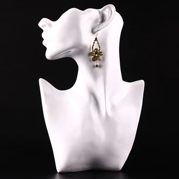 Šperky, Náhrdelníky Náušnice Displej Stáť Busta Obrázok Kati Model Prezentácie