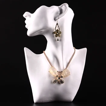 Šperky, Náhrdelníky Náušnice Displej Stáť Busta Obrázok Kati Model Prezentácie