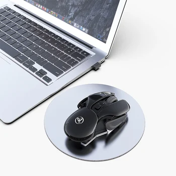 Kreatívne Bezdrôtová Myš, Dobíjacia Počítačovej Myši Tiché PC Mause Ergonomická Myš 2,4 Ghz, USB Optická Myš Pre Notebook PC