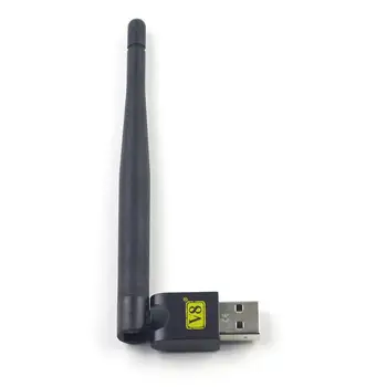 USB WiFi TV Set-Top Box Anténa pre Freesat V7 V8 Série Digitálny Satelitný Bezdrôtové pripojenie na počítač, notebook