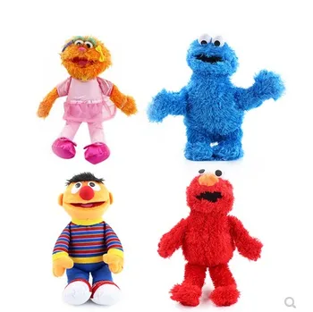 Sesame Street 7 Kusov Oblečenie pre Bábiky Big Bird Elmo Cookie Monster Ernie Grover Plnené Bábiky pre deti, Vzdelávacie Hračky