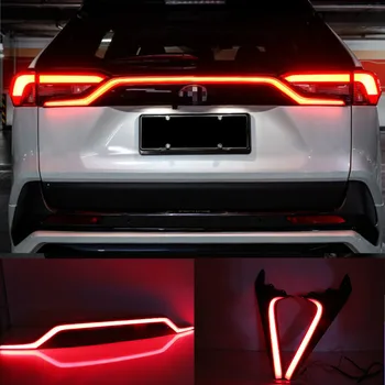 Pre RAV4 zadné svetlo RAV 4 2019~2021 LED auto príslušenstvo Taillamp RAV4 zadné svetlo fogDynamic auto nárazníka zadné svetlo