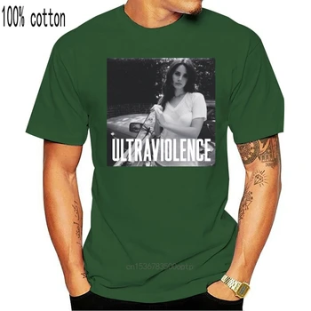 Krásne Lana Del Rey Ultraviolence O-Výstrihom Pánske Bavlnené Tričko Tričko Ženy