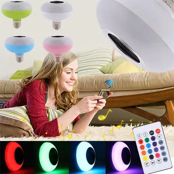LED Hudba Žiarovka KTV E27 LED Reproduktor Bar LED Reproduktor Bluetooth 4.0, Farebné APLIKÁCIE Ovládanie Domácej Bezdrôtovej 12W 6W Lampa Audio Darček