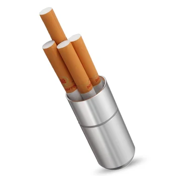 Prenosný Mini Cigariet Prípade Hliníkovej zliatiny Cigariet Prípade S Kľúčom Skladovacie Škatule/Koše Na Zápalky Drog Pilulky