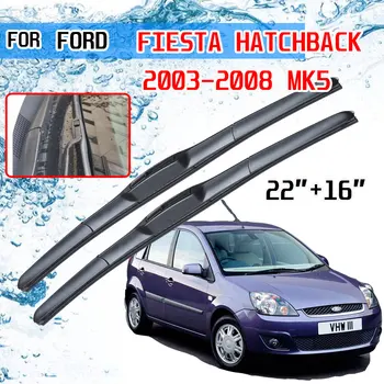 Pre Ford Fiesta Hatchback 5 MK5 2003 2004 2005 2006 2007 2008 Príslušenstvo Auto čelného okna Stierač Kefy U Typu J Háčik
