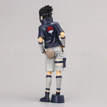 23 cm Anime Naruto Uchiha Sasuke Obrázok Stáť Ver. Detstvo Sasuke Figúrka Bábika z PVC, Akčné Figúrky Zber Model Hračky