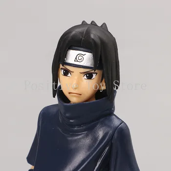 23 cm Anime Naruto Uchiha Sasuke Obrázok Stáť Ver. Detstvo Sasuke Figúrka Bábika z PVC, Akčné Figúrky Zber Model Hračky