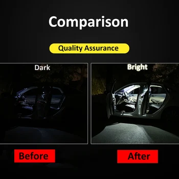 12Pcs Hot Predaj Žiadna Chyba Canbus LED Lampa Auto Žiarovky Interiér Balík Kit Pre 2008-Audi TT MK2 Mapu batožinového priestoru Lampa Dvere Doska Svetlo