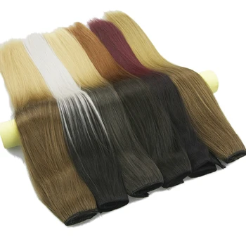 Soowee Dlhé Rovné Hnedé až Blond Prirodzené Farby Žien Ombre Hair s Vysokou Tempreture Syntetické Hairpiece Clip in predlžovanie Vlasov