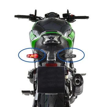 1 Pár Lightning Motocykel Zase Signálneho Svetla Motorke LED Indikátor Tečúcej Vody, Flash Blinker Svetlo