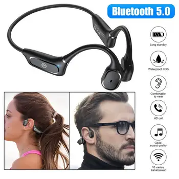 Herné Slúchadlá Bezdrôtové Bluetooth Slúchadlá Slúchadlá Sweatproof Kosti-Vedenie Headsety Nie-In-Ear Športové Ucho-Hák Slúchadlá