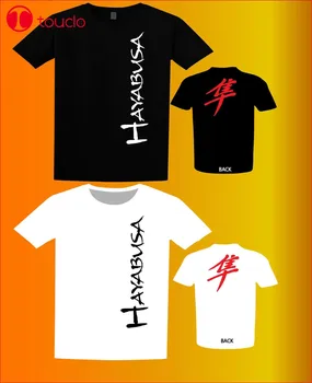 2 Bočné 2019 Nové Letné Pohode Tee Tričko Japonské Motocykle Hayabusa Gsx1300R Logo Vytlačené T-Shirt Bavlnené Tričko, Sveter