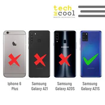 FunnyTech®Silikónové puzdro pre Samsung Galaxy A21s l: 