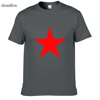 Červená Hviezda Nové Módne Nové Módne pánske tričká Bavlnené Tričká Muž Oblečenie Veľkoobchod