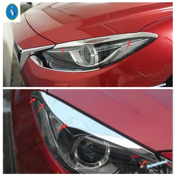 Yimaautotrims Príslušenstvo Pre Mazda 3 Sedan Hatchback 2016 Predné Svetlomety Predné Svetlá Lampy Viečka Kryt Výbava