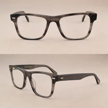 Optické Okuliare, Rám Mužov Námestie Acetát Retro okuliare rámy pre ženy okuliare krátkozrakosť počítač Retro Okuliare OV5393