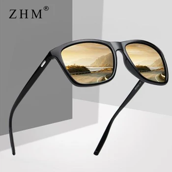 2020 Mužov Polarizované slnečné Okuliare Módny Dizajn Námestie Jazdy Slnečné Okuliare Zrkadlo Odtiene Okuliare Oculos De Sol UV400 Gafas