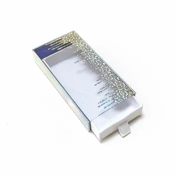 Nový Dizajn Transparentné zásuvky box Rias Balenie Box Veľkoobchod Prázdne Lash Boxy S Táckou Obdĺžnik Prípade Tlače Loga