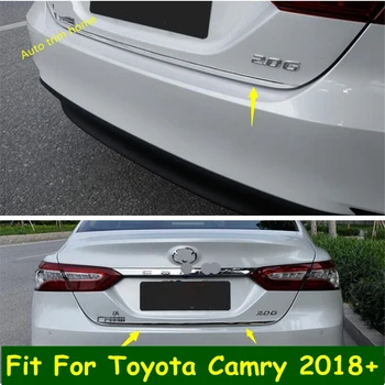 Lapetus Zadný Kufor, Zadné Dvere Dvere Pásy Streamer Veko Krytu Výbava Vhodné Pre Toyota Camry 2018 2019 2020 Nehrdzavejúca Oceľ Príslušenstvo