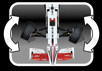 Technológia Série F1 Racing Super Športové Auto Montáž Auto MOC stavebným Vozidla Súpravy Tehla Hračky Pre Deti Narodeninám
