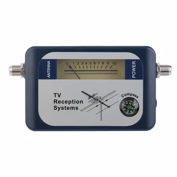 DVB-T Finder Digitálne Letecké Terestriálneho TV Antény Signál Napájanie Merač Sily Ukazovateľ TV Príjem Systémy S Kompasom