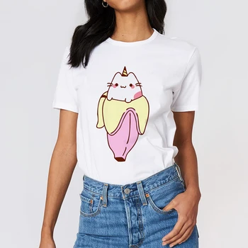 Vogue Jednorožec t shirt estetické ženy fashion dievčatá tshirt harajuku ulzzang rainbow Grafické tlače letné t-shirt top Kvapka Loď