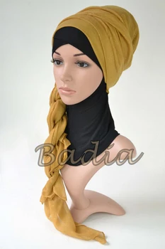 20pcs/veľa nových hidžáb šatku ženy lesk leskom voile viskóza pevné obyčajný hijabs moslimské šatky šály foulard ukradol islam zábal
