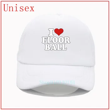 Som rád, Florbal, Bavlna šiltovku otec klobúky Výšivky Unisex Snapback klobúky baseball čiapky pre ženy kríž copu klobúk
