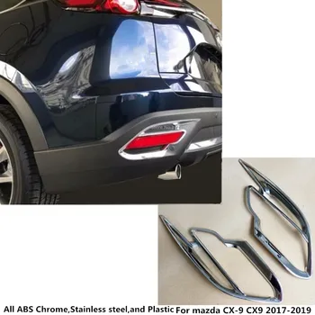 Pre Mazda CX-9 CX9 2017 2018 2019 2020 Rám Styling ABS Chrome Kryt Výbava Späť Chvost Zadné Hmlové Svetlo na Čítanie Rám Stick 2ks